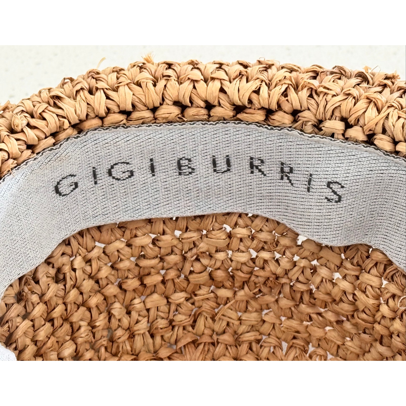 Gigi Burris Straw Cloche Hat Lattice | Made In Usa | Includes Sunglasses — image 2 of 5